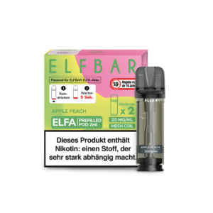 Elfbar Elfa Pods - Apple Peach (0mg)