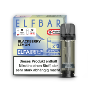 Elfbar Elfa Pods - Blackberry Lemon