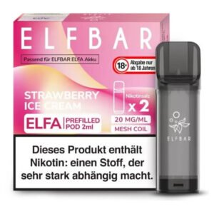 Elfbar Elfa Pods - Strawberry Ice Cream