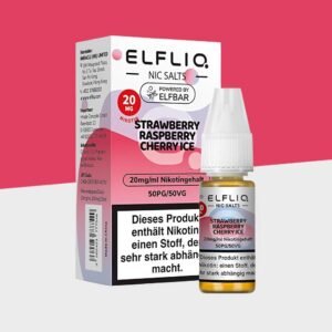 Elfliq by Elf Bar - Strawberry Raspberry Cherry Ice (20mg)